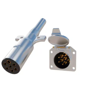 7 Way Trailer Connector Plug Electrical Tow Socket Truck n RV