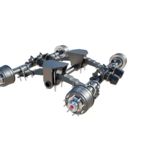 Truck Trailer Single Point Suspension System 3D Model